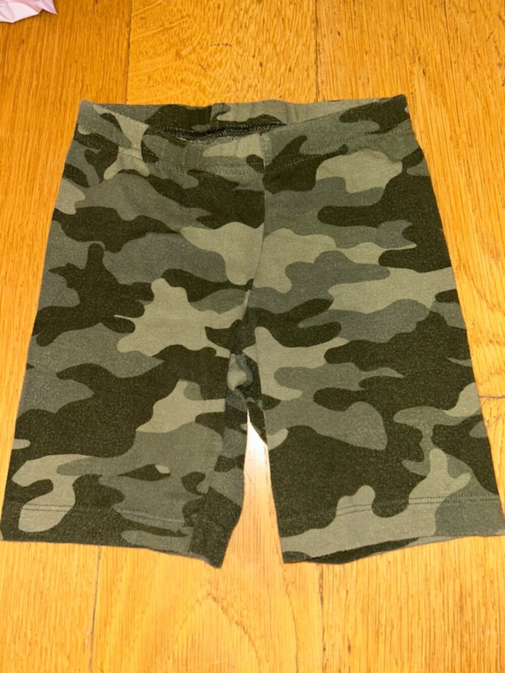 Old Navy Kids Green Camo Biker Shorts